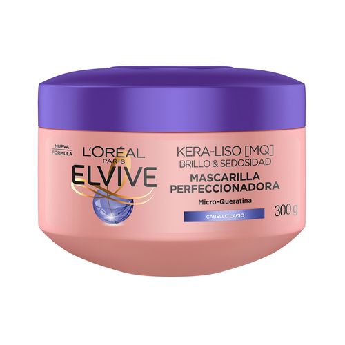 Tratamiento Elvive Kera Liso Brillo Y Sedosidad Crema