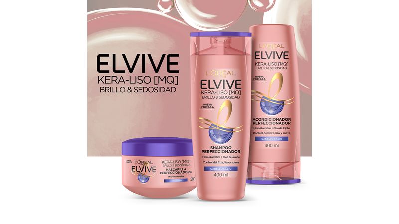 Tratamiento Elvive Kera Liso Brillo Y Sedosidad Crema Farmalife
