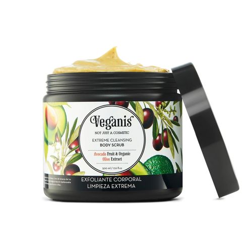 Veganis Exfoliante Corporal Limpieza Extrema Palta-Aguacate Y Extracto Orgánico De Oliva 500 Ml