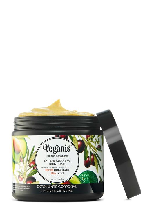Veganis Exfoliante Corporal Limpieza Extrema Palta-Aguacate Y Extracto Orgánico De Oliva 500 Ml