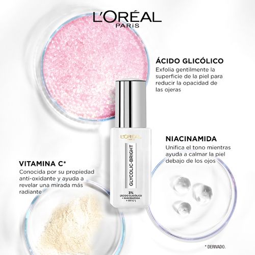 Serum Ojos Anti Ojeras Glycolic Bright L´Oreal Paris