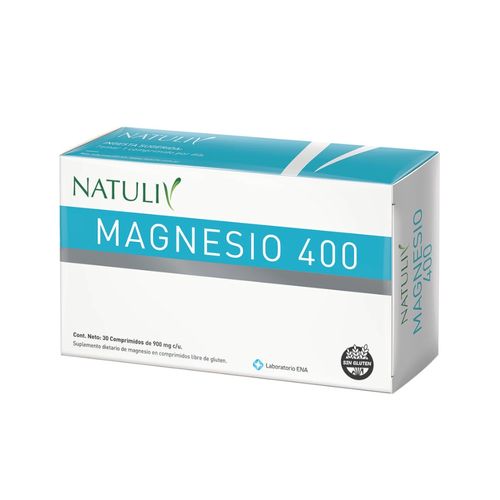 Magnesio 400 Natuliv Comprimidos X 30