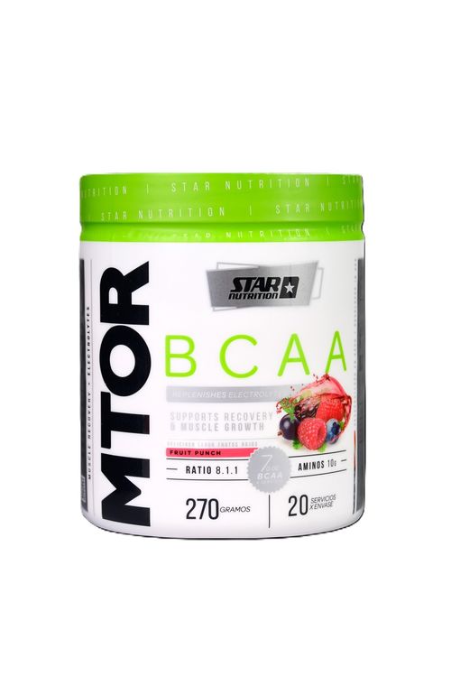 Star Nutrition Mtor Bcaa Fruit Punch Envase X 270 G