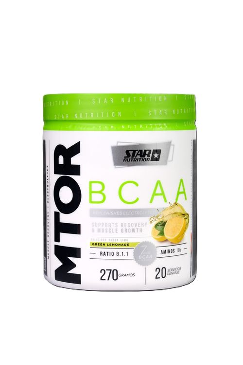 Star Nutrition Mtor Bcaa Green Lemonade Envase X 270 G