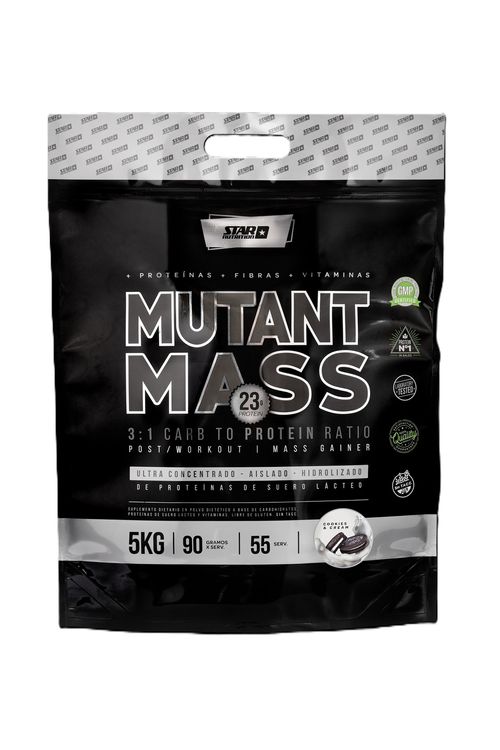 Star Nutrition Mutantmass Cookies & Cream Doypack X 5 Kg