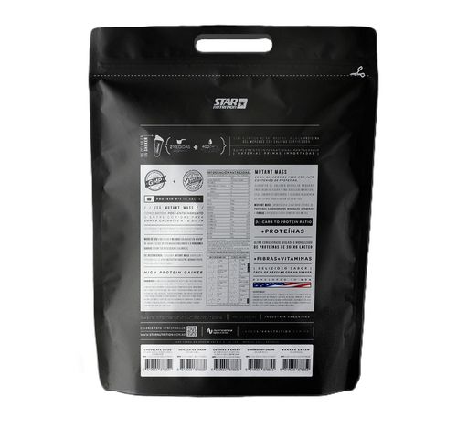 Star Nutrition Mutantmass Cookies & Cream Doypack X 5 Kg
