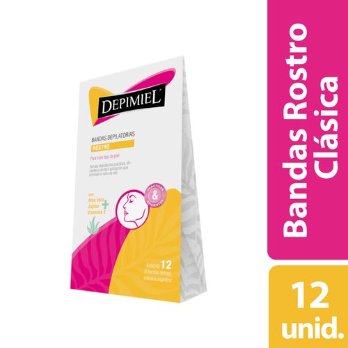 Depimiel Cera En Banda Para El Rostro Clasica 12Un
