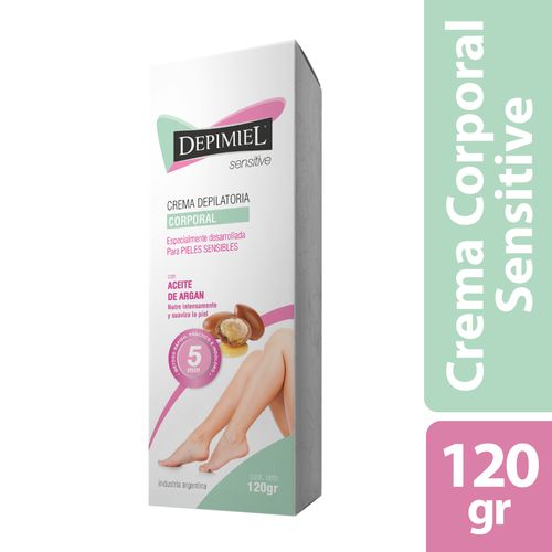 Depimiel Crema Depilatoria Para El Cuerpo Sensitive X 120 Gr
