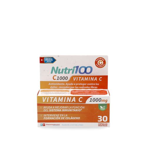 Nutri100 C 1000 Mg Capsulas X 30