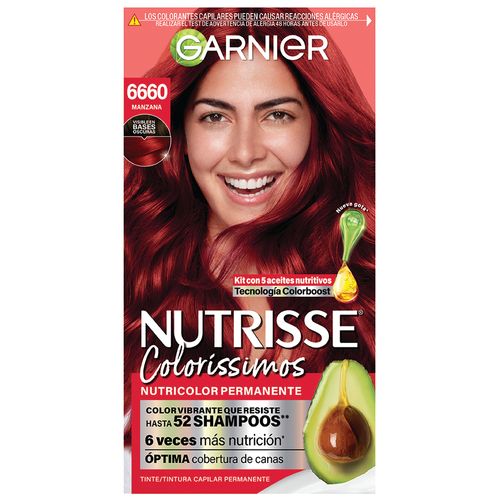 Kit Tintura Nutrisse Colorissimo Tono 6660 Manzana