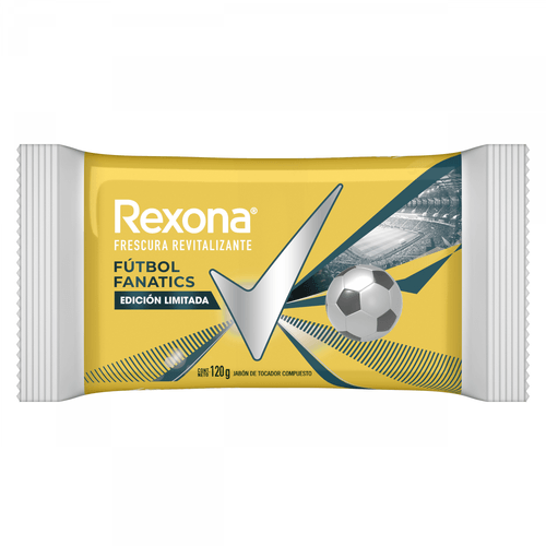 Jabón en Barra Rexona Fútbol Fanatics 120 G