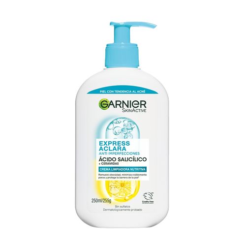 Gel Limpiador Hidratante Anti Imperfecciones Garnier 250ml