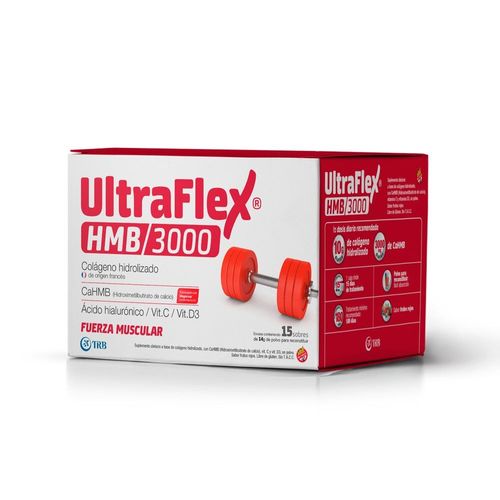 Suplemento Dietario Ultraflex Hmb/3000 Sobres X 15