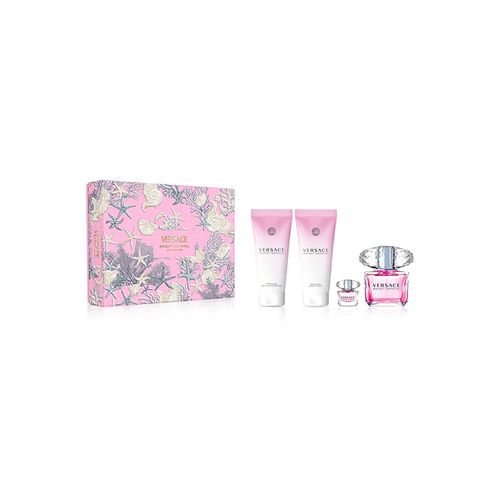 Versace Bright Crystal Edt 90 ml + Body Lotion 100 ml + Shower Gel 100 ml + Edt 5 ml