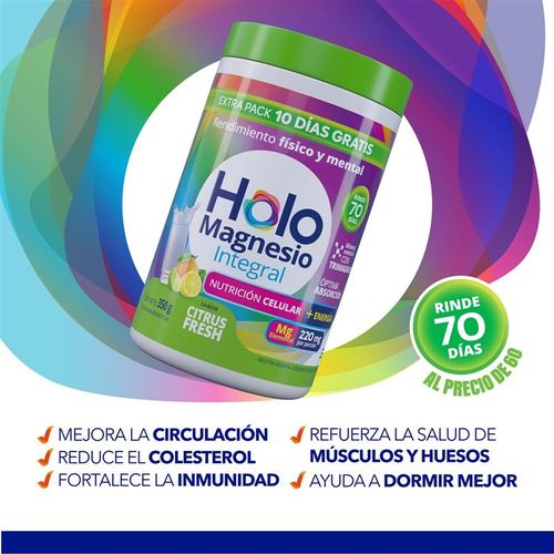 Holo Magnesio Integral Extra Pack Polvo X 350 G