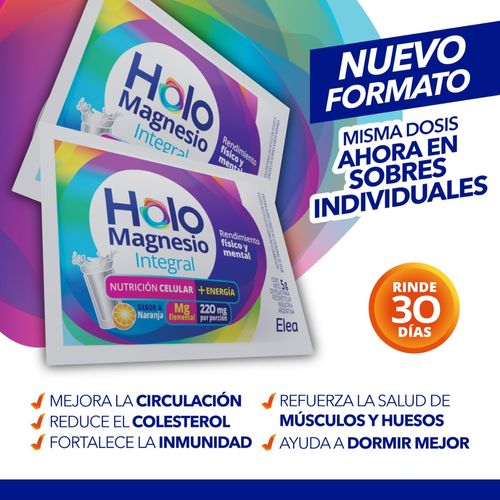 Holo Magnesio Integral Sobres X 30