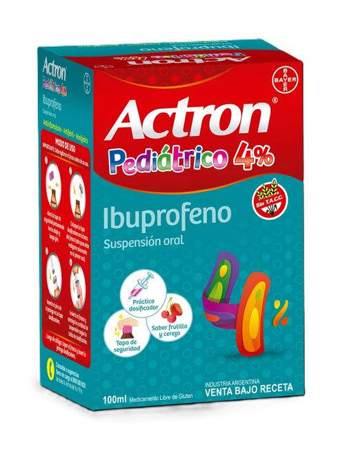 Actron Pediatrico 4% Suspensión Oral X 100 Ml