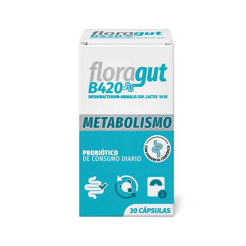 Floragut B420 Metabolismo Cáspsulas X 30