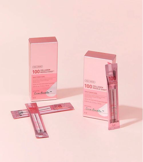 Vt Collagen Reedle Shot 100 2Ml X 10U | 10 Mini Unidades De Serum Con Colágeno Y Microagujas