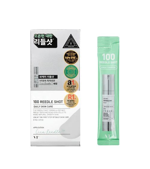 Vt Reedle Shot 100 2Ml X 10U | 10 Mini Unidades De Serum Con Microagujas