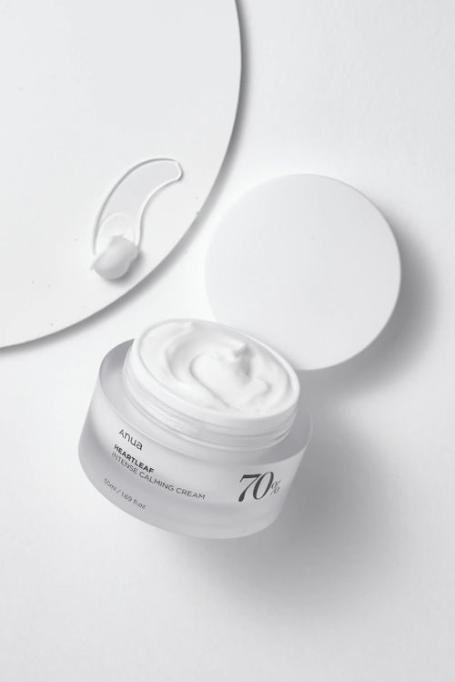 Anua Heartleaf 70% Intense Calming Cream 50 Ml | Crema Hidratante Para Pieles Sensibles Y Secas