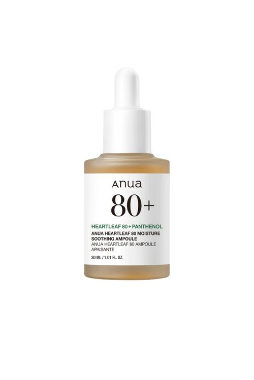 Anua Heartleaf 80% Moisture Soothing Ampoule 30 Ml | Ampolla Para Pieles Sensibles, Mixtas Y Con Acné