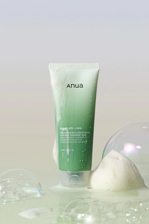 Anua Heartleaf Quercetinol Pore Deep Cleansing Foam 150 Ml | Limpiador En Espuma Para Pieles Grasas Y Mixtas