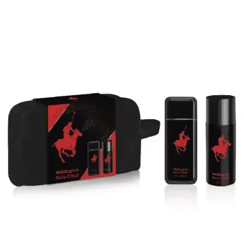 Wellington Polo Club Men Neceser Black Edp 90 Ml +Deo