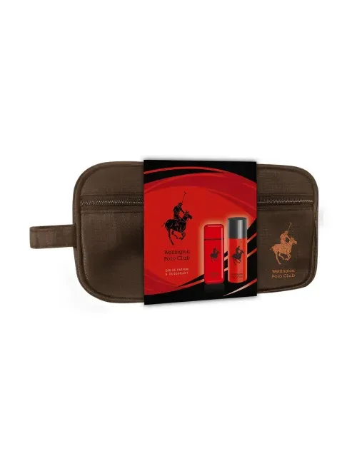 Wellington Polo Club Men Neceser Red Edp 90 Ml +Deo