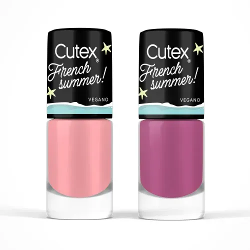 Cutex Color Duo Pack Pink Sunset Esmalte