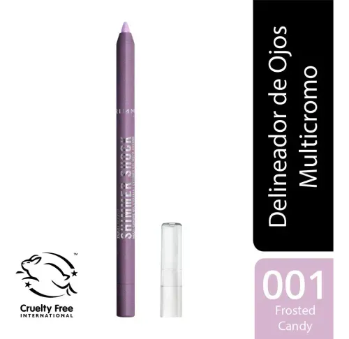 Rimmel Delineador De Ojos Shimmer Shock 001 Frosted Candy