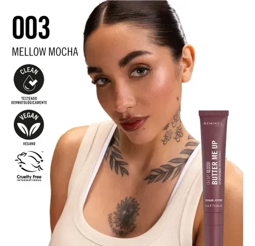 Rimmel Bálsamo Labial Oh My Gloss Butter Mellow Mocha