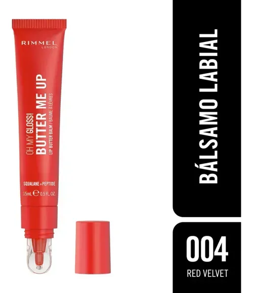 Rimmel Bálsamo Labial Oh My Gloss Butter Red Velvet