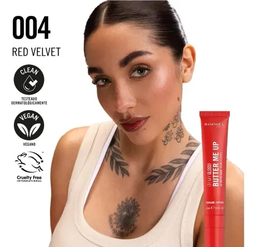 Rimmel Bálsamo Labial Oh My Gloss Butter Red Velvet