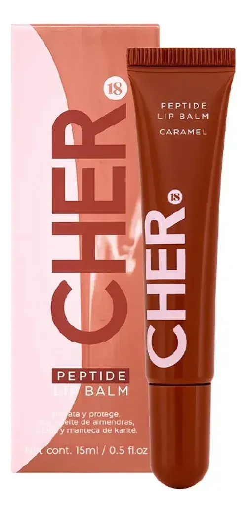 Cher Dieciocho Labiales Peptide Lip Balm Caramel