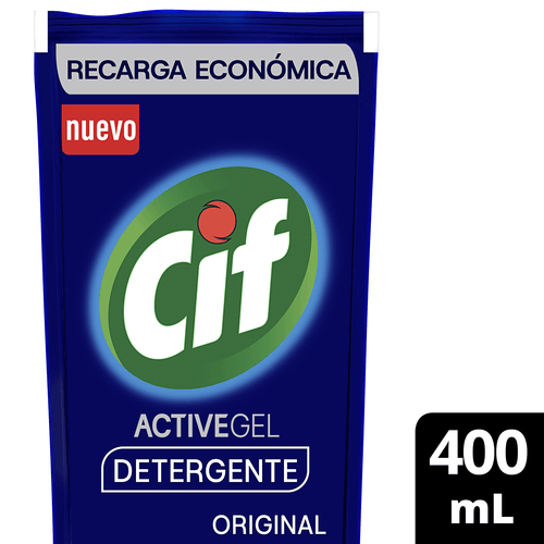 Detergente Concentrado Cif Active Gel Original 400 Ml