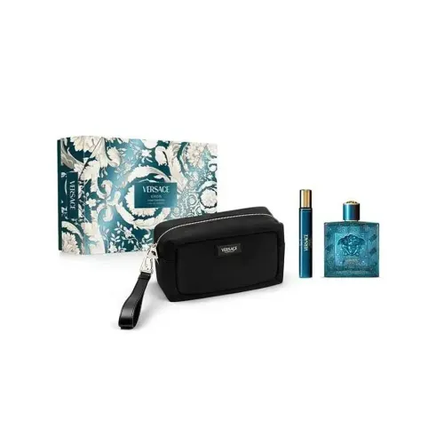 Versace Cofre Eros Edt 100 Ml + Edp 10 Ml + Gwp