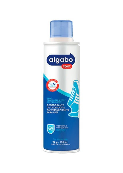 Algabo Desodorante Antitranspirante Para Calzado Aerosol 153 Ml