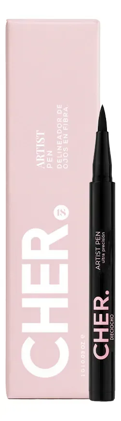 Cher Dieciocho Delineador De Ojos Artist Pen Negro Mate
