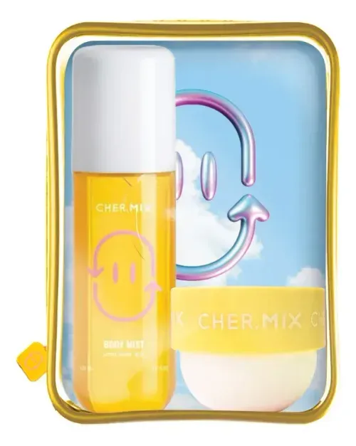 Set Cher Mix Body Mist Lemon Cookie 135 Ml + Buttercream 150 Gr + Neceser