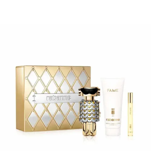 Rabanne Fame Fem Edp 80 Ml + Body Lotion 100 Ml + Edp 10 Ml