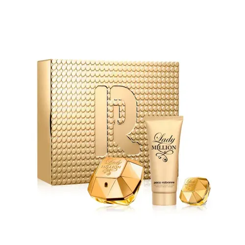 Rabanne Lady Million Edp 80 Ml + Body Lotion 100 Ml + Mini 5 Ml