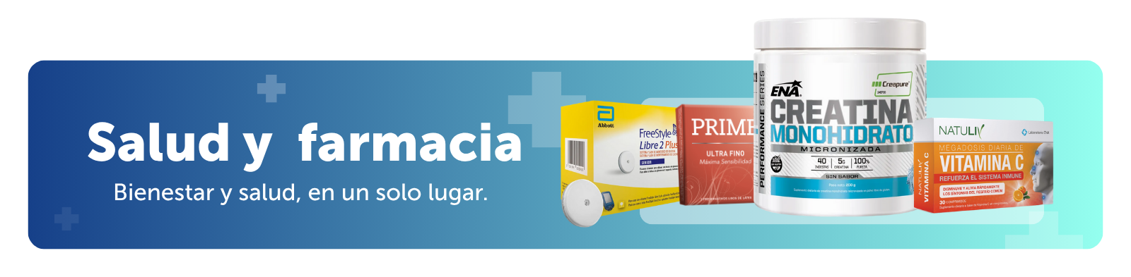 Banner para categoría Salud y Farmacia